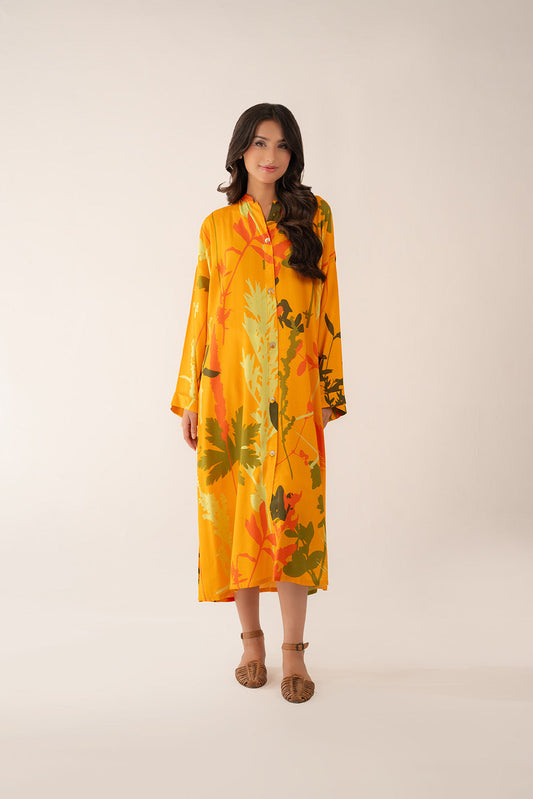 1 Piece Linen Printed Printed (CF0175)