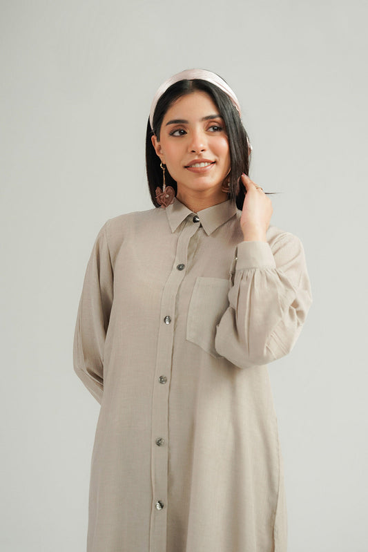 2 Piece Chiffon Solid Suit (CF0190)