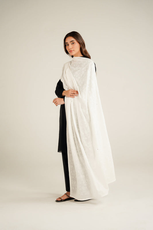 1 Piece Lawn Embroidered Shawl (CH0016)