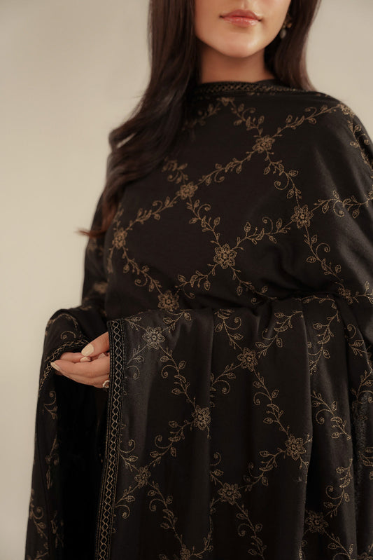 1 Piece Lawn Karandi Embroidered Shawls (CH0048)