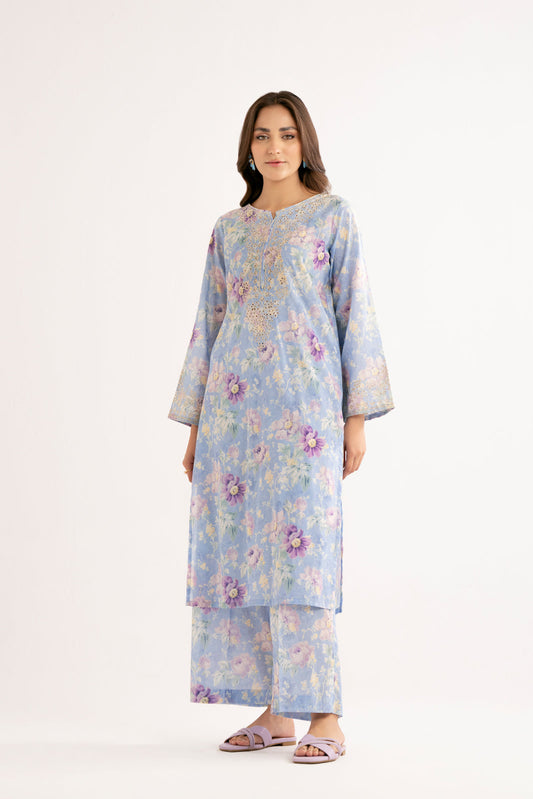 2 Piece Printed Lawn Printed Suit (CP0048)