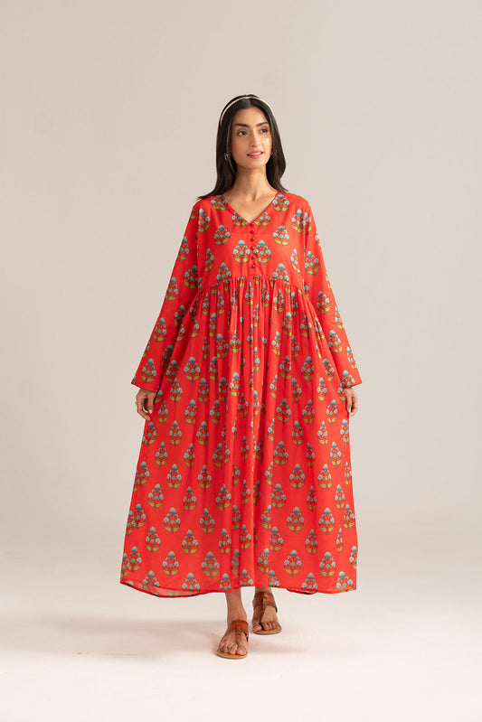 1 Piece Lawn Printed Frock (CP0064)