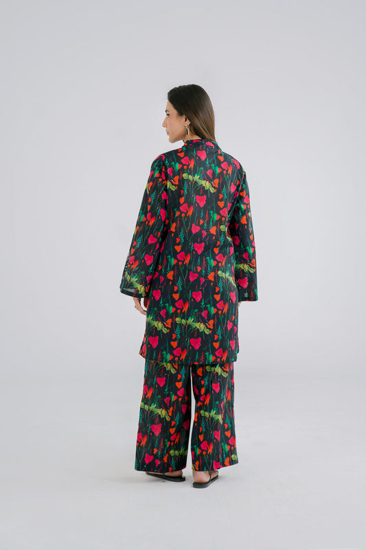 2 Piece Printed Lawn Embroidered Suit (CP0114)