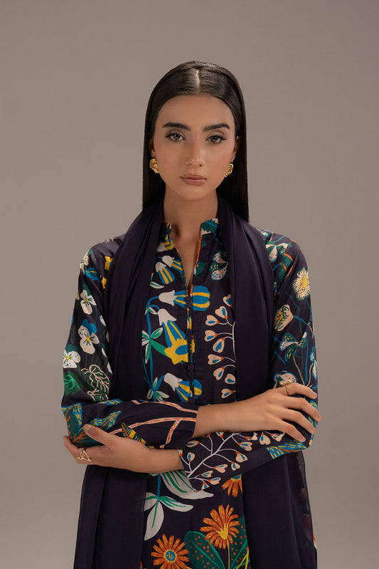 3 Piece Printed Lawn Printed Suit (CP0213)