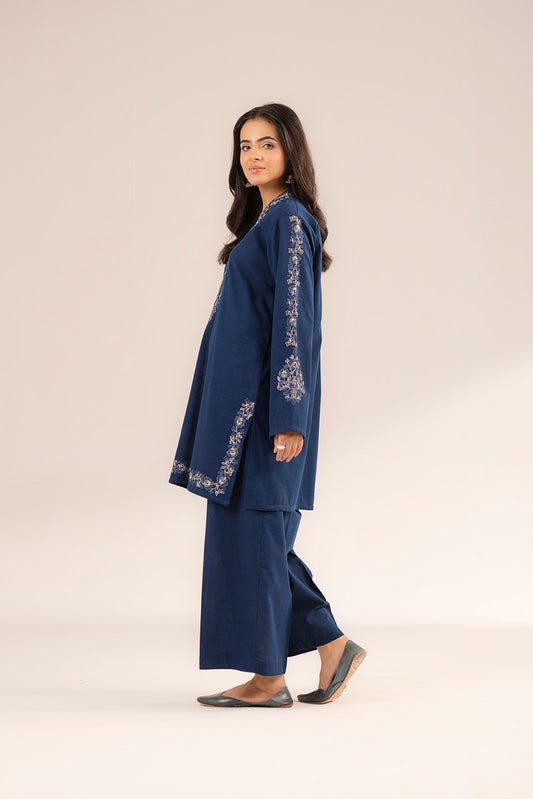 2 Piece Slub Khaddar Embroidered (CP0248)