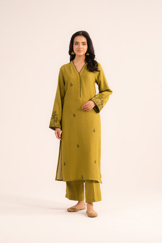 2 Piece Cotton Karandi Embroidered (CP0251)