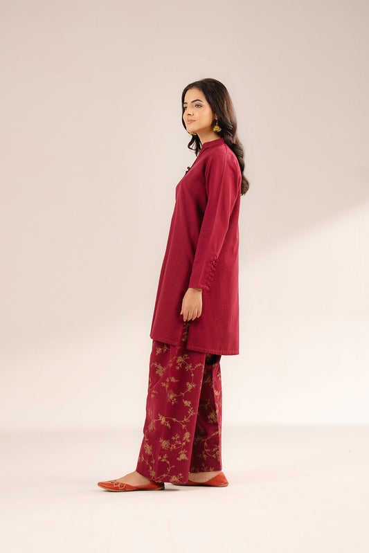 2 Piece Slub Khaddar Solid (CP0276)