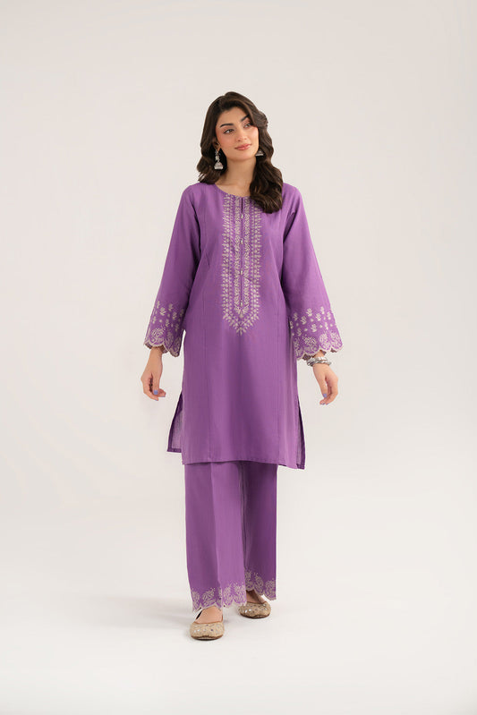 2 Piece Slub Khaddar Embroidered (CP0310)