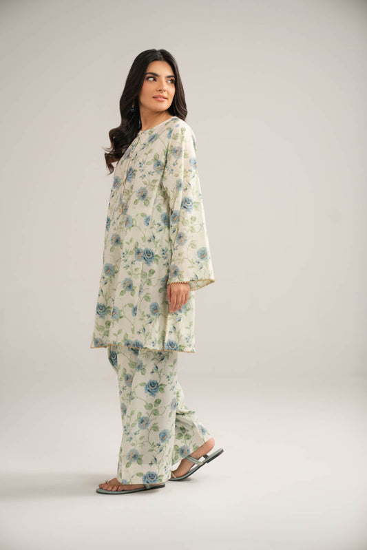 2 Piece Printed Lawn Printed Suit (CP0376)
