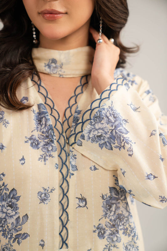 3 Piece Printed Lawn Printed Suit (CP0380)