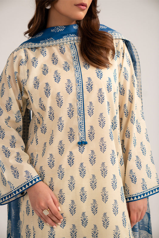 3 Piece Printed Lawn Printed Suit (CP0381)