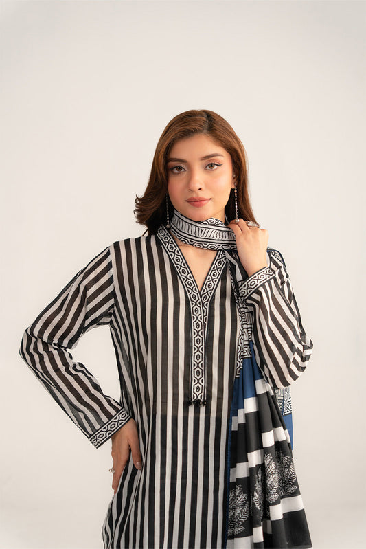 3 Piece Printed Lawn Printed Suit (CP0410)