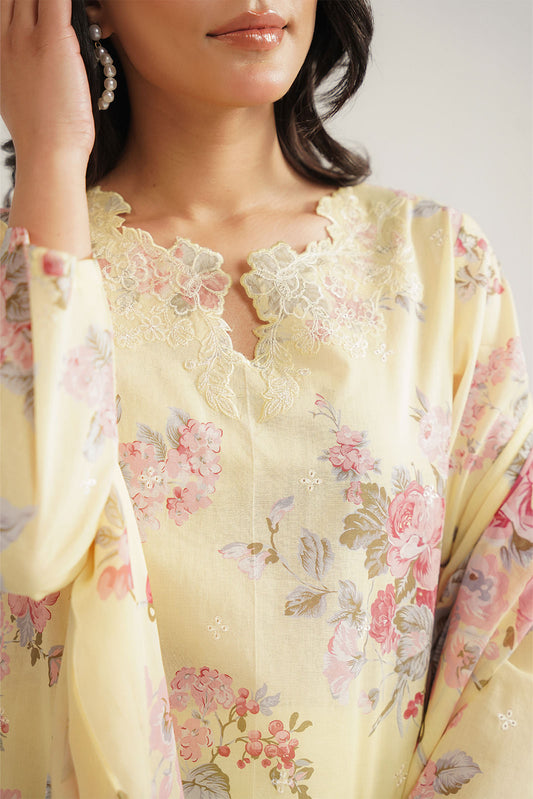 3 Piece Printed Lawn Printed Suit (CP0415)