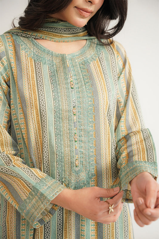 3 Piece Printed Lawn Printed Suit (CP0417)