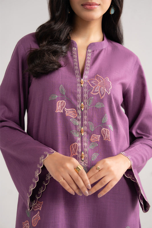 2 Piece Lawn Embroidered Suit (CP0431)