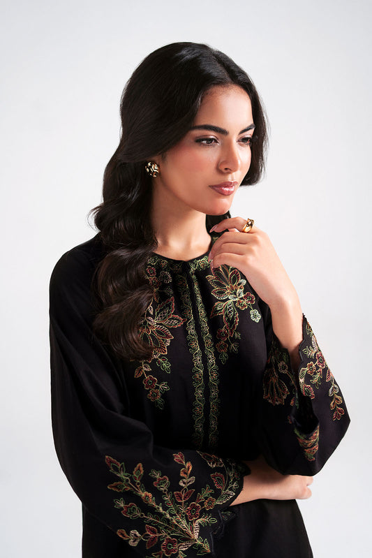 2 Piece Slub Khaddar Embroidered Suit (CP0597)