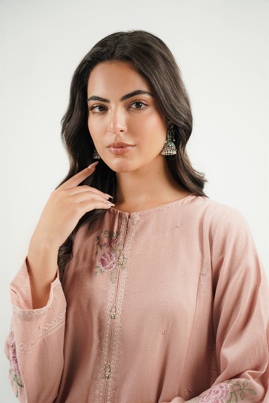 2 Piece Lawn Karandi Embroidered Suit (CP0601)