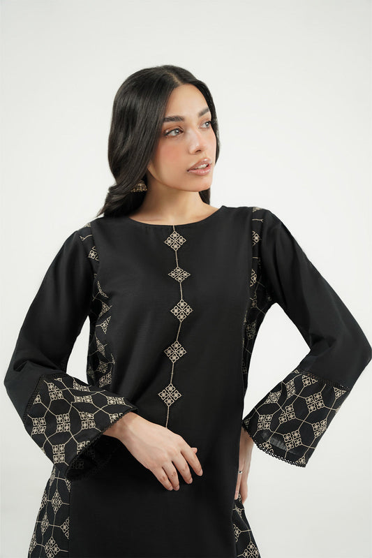2 Piece Slub Khaddar Embroidered Suit (CP0605)