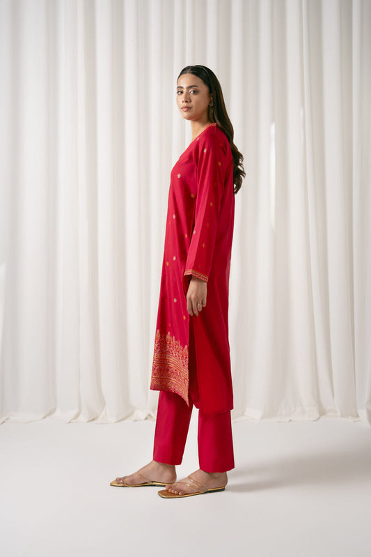 2 Piece Lawn Embroidered Suit (CS0066)