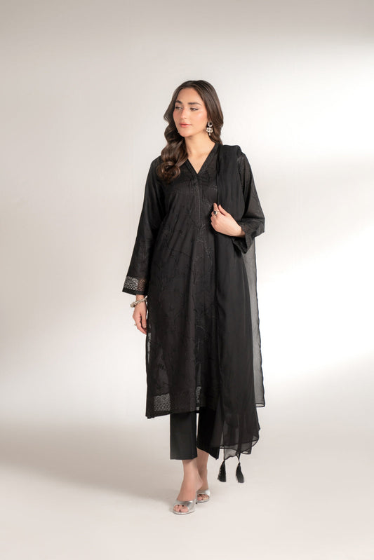 3 Piece Lawn Embroidered Suit (CS0083)