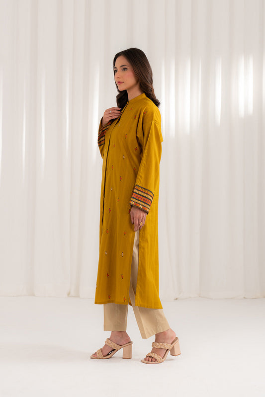 1 Piece Cotton Jacquard Embroidered Shirt (CS0092)