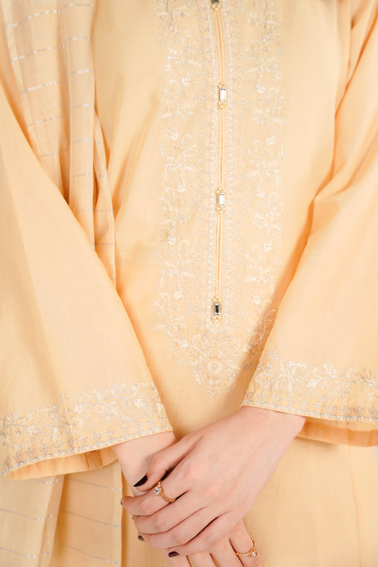 3 Piece Lawn Embroidered Suit (CS0161)