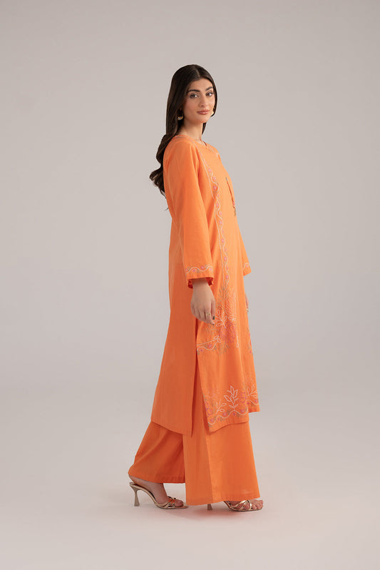 2 Piece Lawn Embroidered Suit (CS0227)