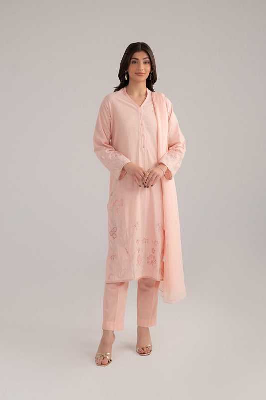 3 Piece Cotton Embroidered (CS0237)