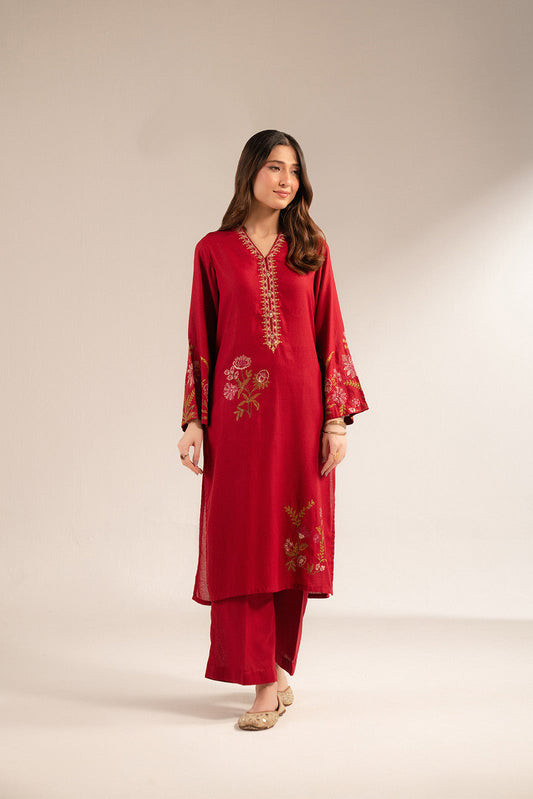 2 Piece Lawn Karandi Embroidered (CS0254)