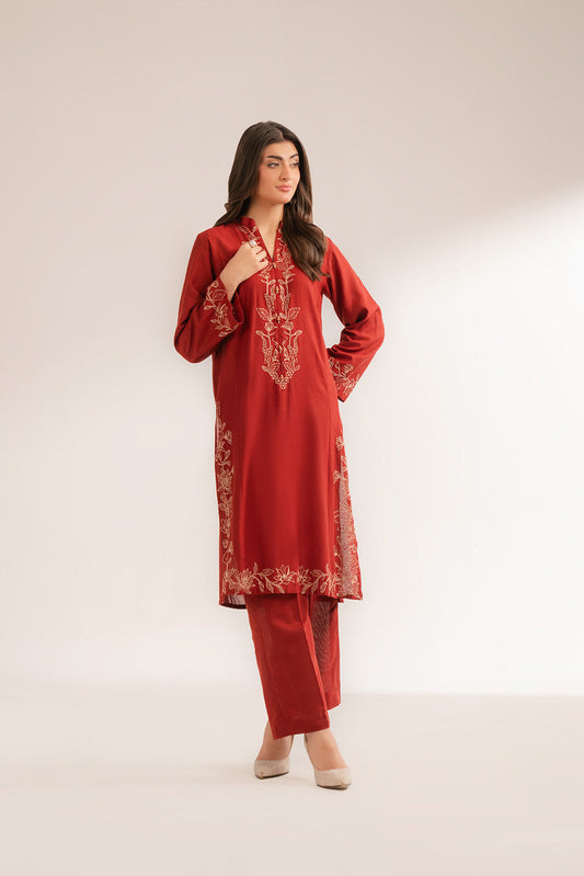 2 Piece Lawn Karandi Embroidered (CS0261)