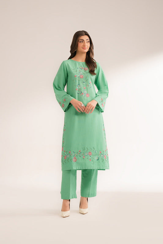 2 Piece Slub Khaddar Embroidered (CS0266)