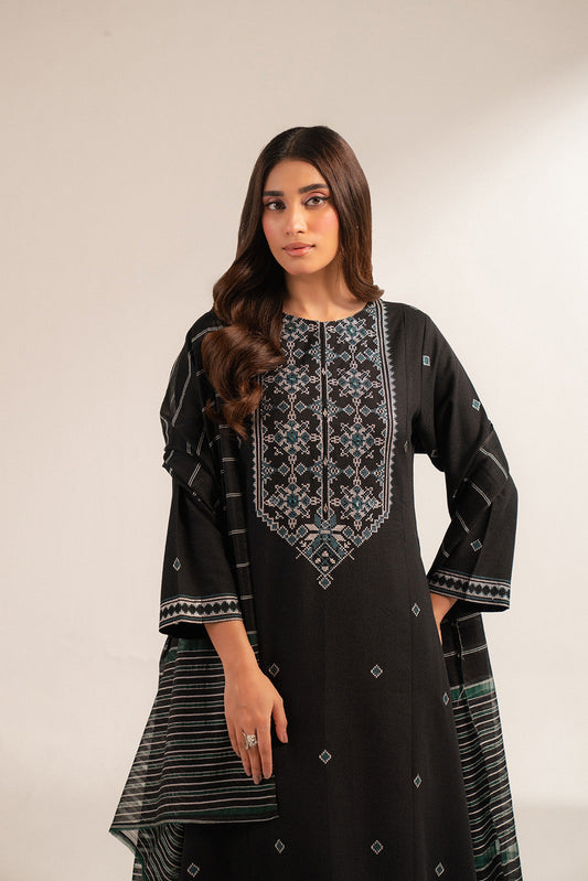 3 Piece Lawn Karandi Embroidered (CS0268)