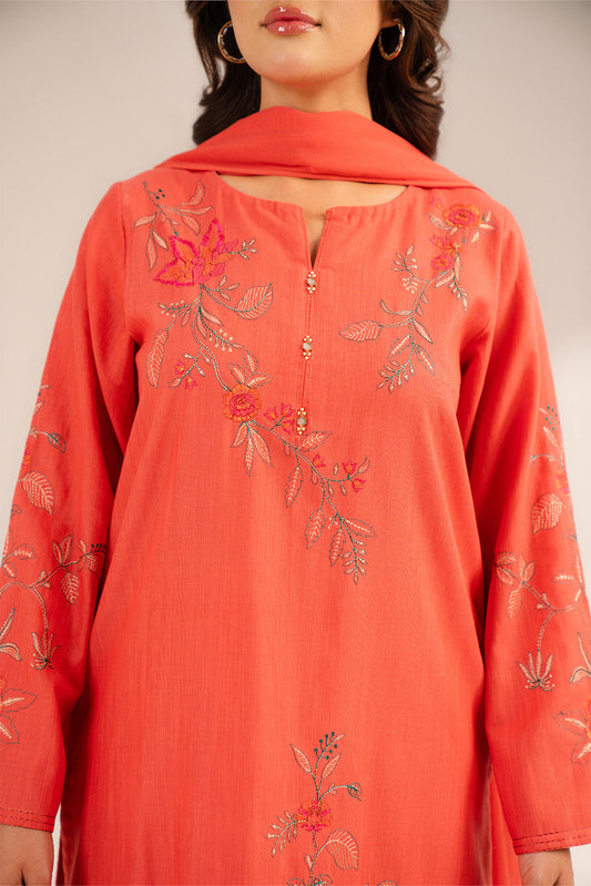 3 Piece Lawn Karandi Embroidered (CS0277)