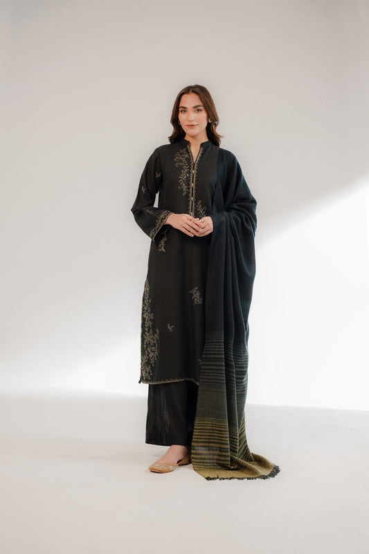 3 Piece Cotton Karandi Embroidered Suit (CS0311)