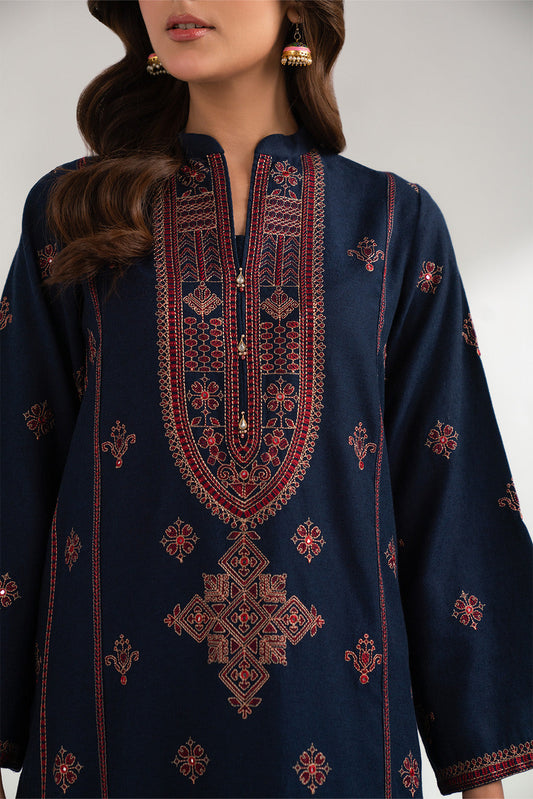 3 Piece Cotton Karandi Embroidered Suit (CS0339)