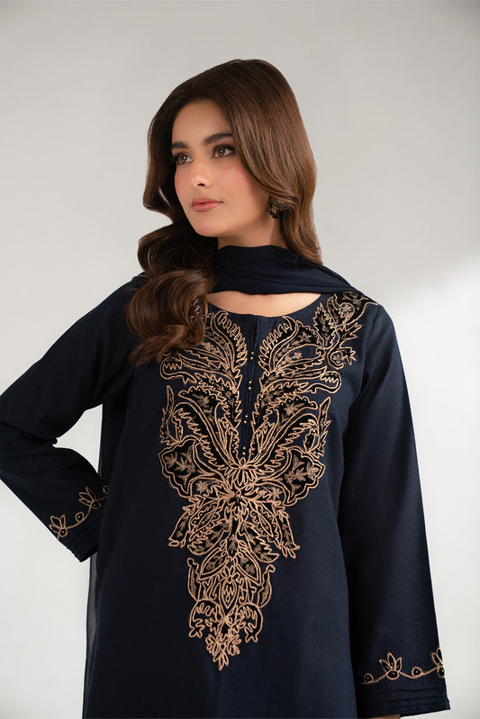 3 Piece Cotton Karandi Embroidered (CS0351)