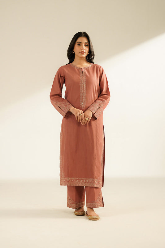 2 Piece Slub Khaddar Embroidered (CS0380)