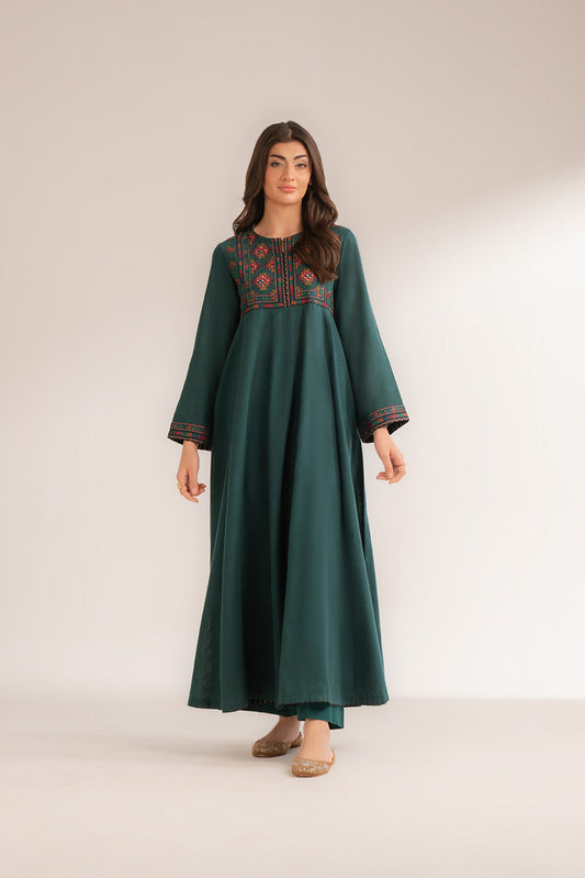 2 Piece Cotton Karandi Embroidered Suit (CS0400)