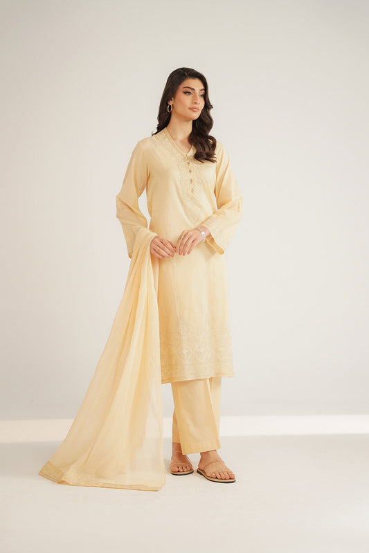 3 Piece Lawn Embroidered Suit (CS0440)