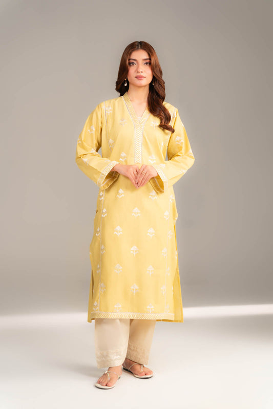 2 Piece Cotton Rip Stop Embroidered Suit (CS0444)