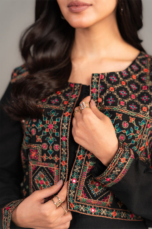 3 Piece Lawn Karandi Embroidered Suit (CS0450)