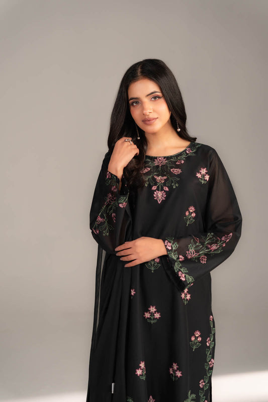 3 Piece Lawn Embroidered Suit (CS0451)