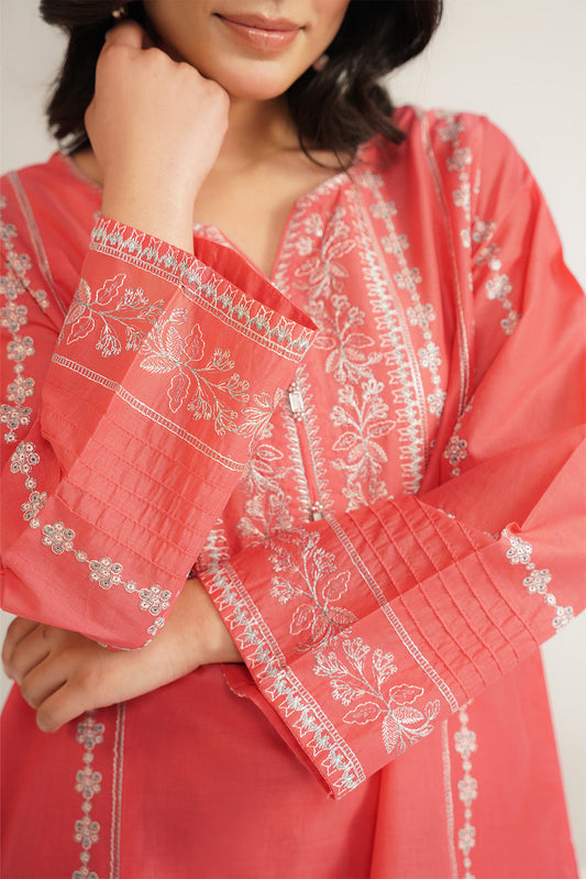 2 Piece Lawn Embroidered Suit (CS0467)