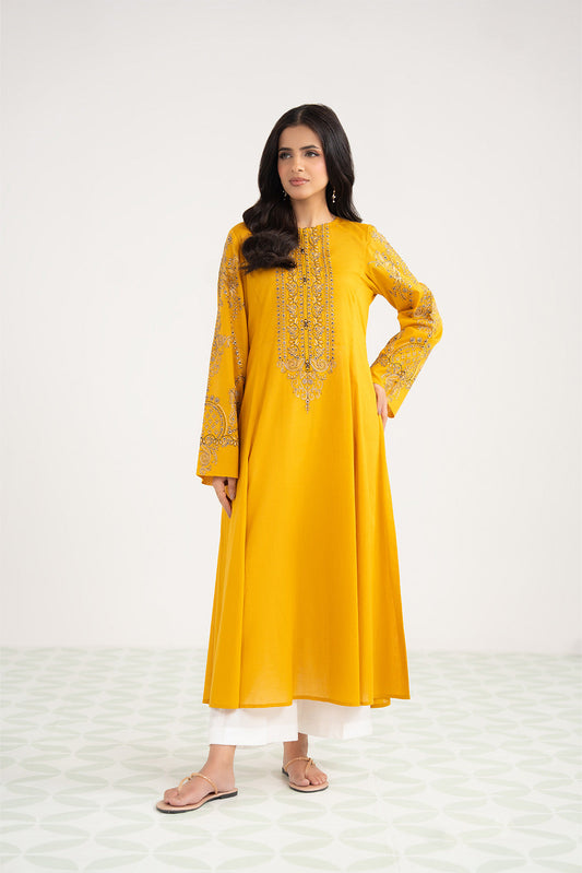 1 Piece Lawn Embroidered Frock (CS0495)