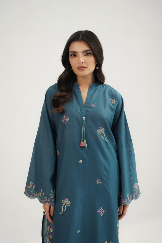 2 Piece Lawn Embroidered Suit (CS0528)