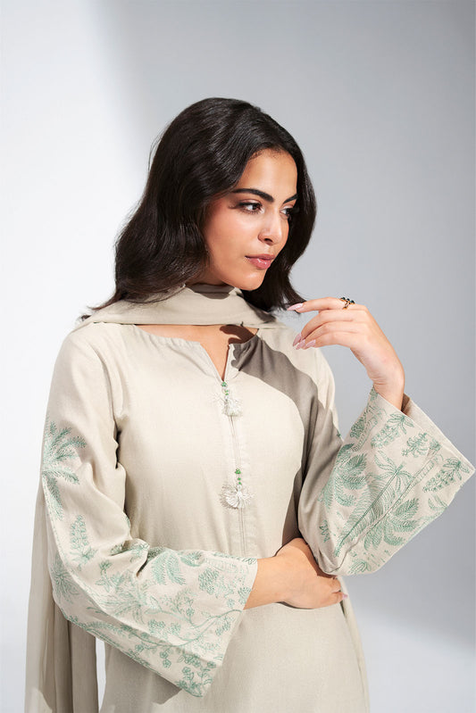3 Piece Lawn Karandi Embroidered Suit (CS0704)