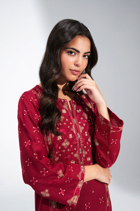 2 Piece Cotton Karandi Embroidered Suit (CS0764)