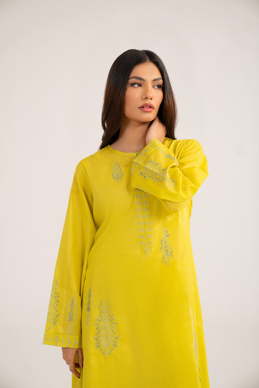 2 Piece Lawn Embroidered Suit (CP0372)