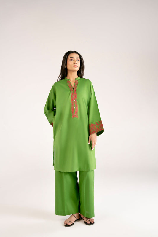 2 Piece Lawn Embroidered Suit (CP0025)