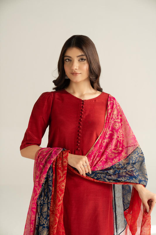 1 Piece Chiffon Printed Stole (CO0036)